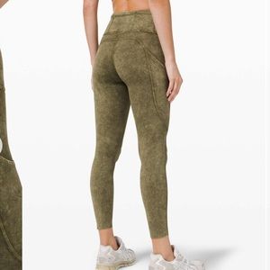 Lululemon Fast and Free 7/8 Ice wash